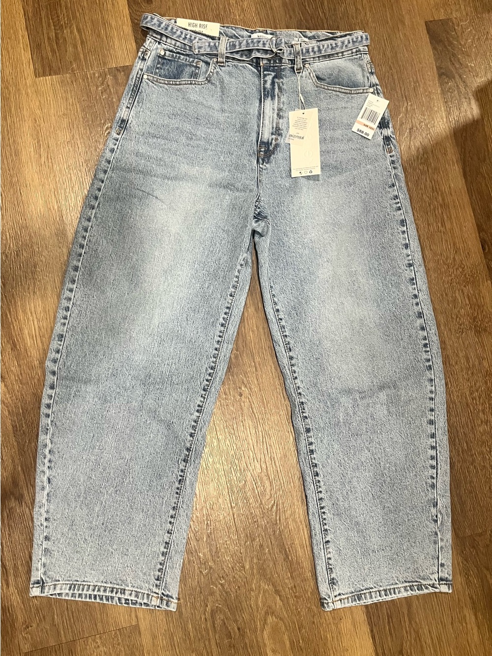 Kensie The Jessica High Rise Barrel Jeans 12/31